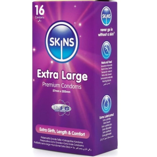 Set de prezervative premium Extra Large, 16 bucăți