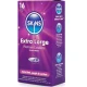 Set de prezervative premium Extra Large, 16 bucăți