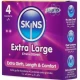 Set de 4 prezervative Premium Extra Large, Roz