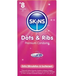 Prezervative Model Dots & Ribs, Roz