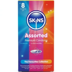 Pachet de prezervative premium asortate, 8 bucăți