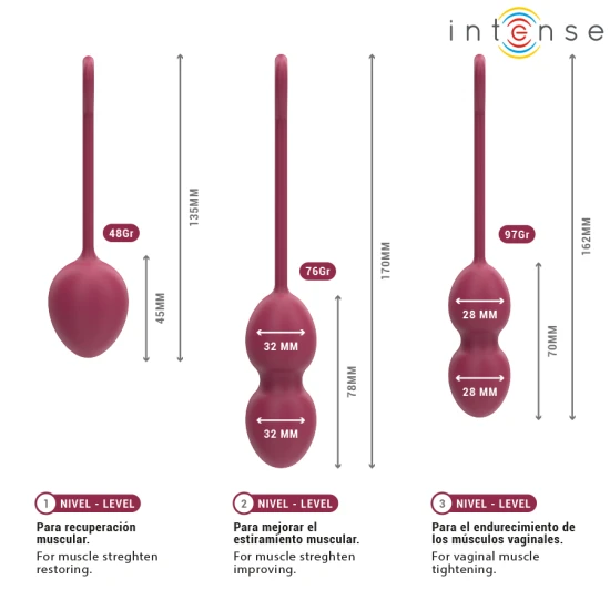 INTENSE - Set bile Kegel Charli, Violet