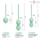 CHARLI - Set bile Kegel, Verde jad deschis