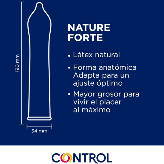 CONTROL - NATURE FORTE - Prezervative, 144 bucăți