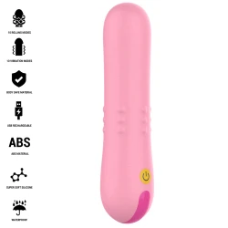 INTENSE - Vibrator tip bilă rulantă, Roz