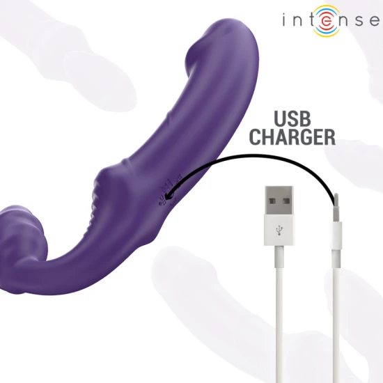 Vibrator INTENSE - JILL, Violet, 20 cm
