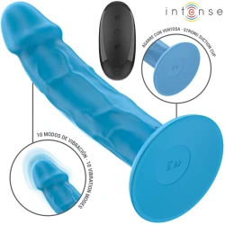 Vibrator Realistic Phoebe - 10 Vibrații, Albastru, Control de la Distanță