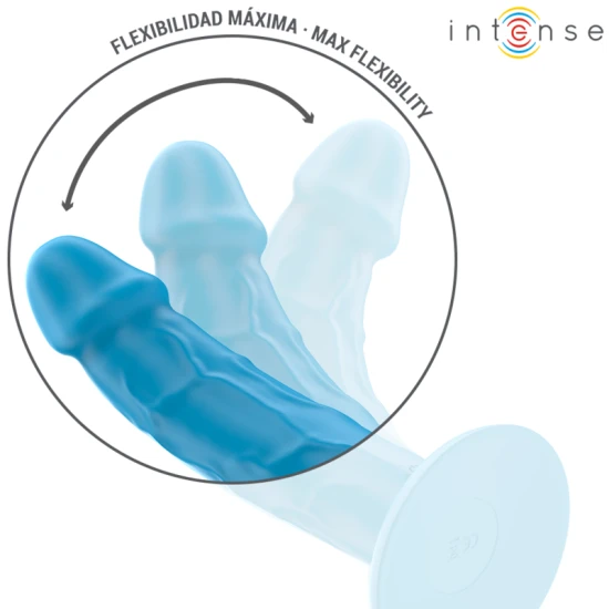 Vibrator Realistic Phoebe - 10 Vibrații, Albastru, Control de la Distanță