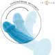 Vibrator Realistic Phoebe - 10 Vibrații, Albastru, Control de la Distanță