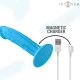 Vibrator Realistic Phoebe - 10 Vibrații, Albastru, Control de la Distanță