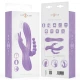 Vibrator Triple MIKO - Stimulator Vaginal, Clitoral și Anal, Mov, 7 Vibrații