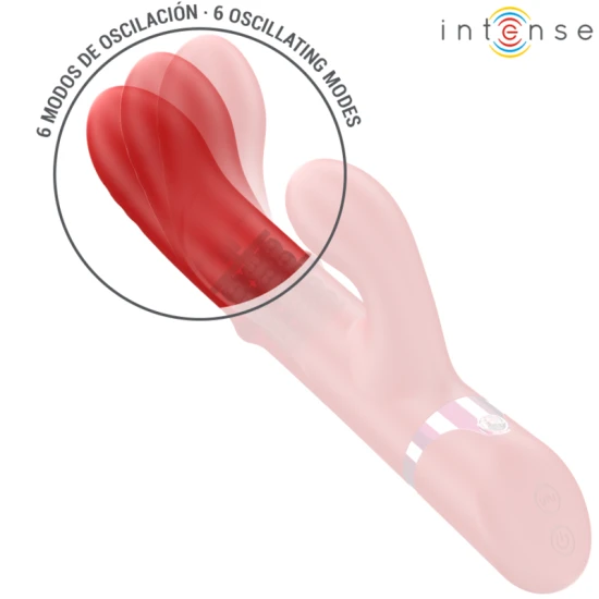 INTENSE - LELE Vibrator multifunctional, Rotating & Oscillation & Stimulation, Roz