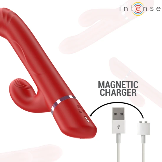 INTENSE - LELE Vibrator multifunctional, Rotating & Oscillation & Stimulation, Roz
