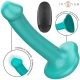 INTENSE - Vibrator cu ventuză, Albastru, Telecomandă, 10 moduri de vibrații