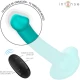INTENSE - Vibrator cu ventuză, Albastru, Telecomandă, 10 moduri de vibrații