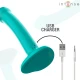 INTENSE - Vibrator cu ventuză, Albastru, Telecomandă, 10 moduri de vibrații