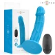 Vibrator Realistic Phoebe - 10 Vibrații, Albastru, Control de la Distanță