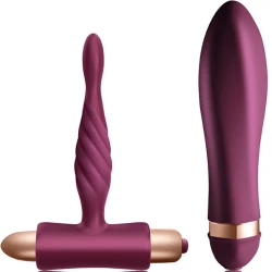 Set vibrator tip twist + dop anal pentru începători