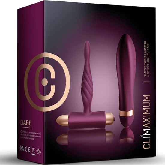 Set vibrator tip twist + dop anal pentru începători