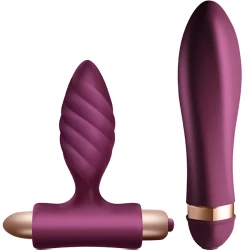 DESIRE Kit vibrator twistat + dop anal - CLIMAXIMUM