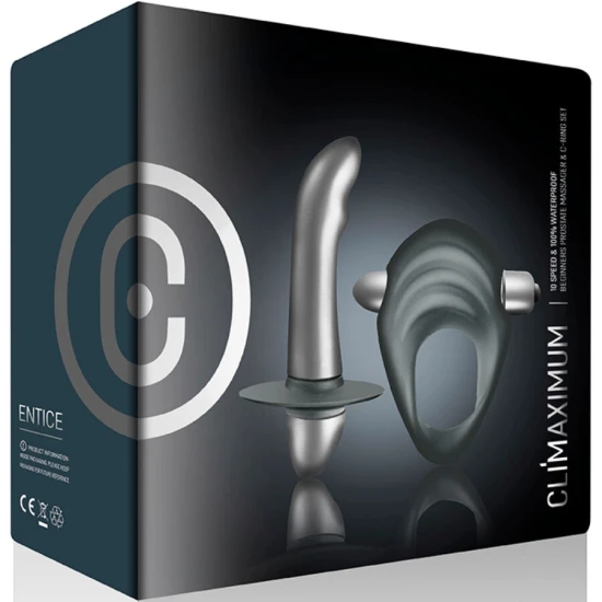Set jucării pentru cupluri, Vibrator prostată + inel pentru penis, pentru începători