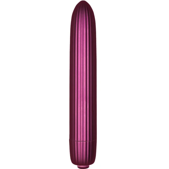 HERA - Vibrator tip glonț texturat, Roz