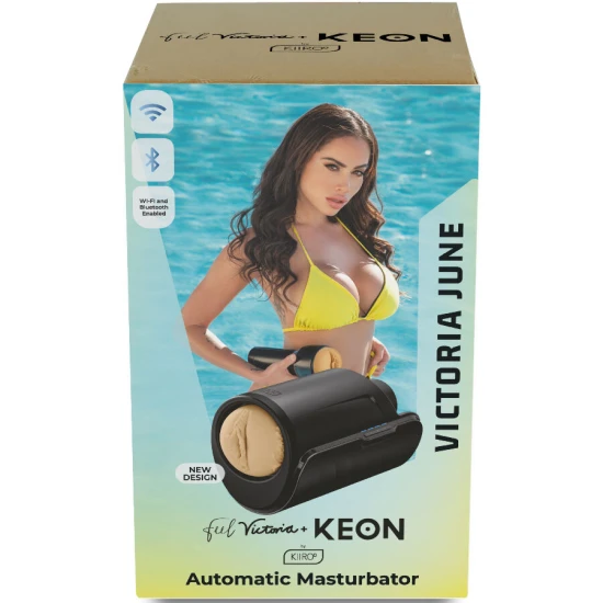 Masturbator Automat - KIIROO KEON WiFi Combo Victoria June, Alb, Unică