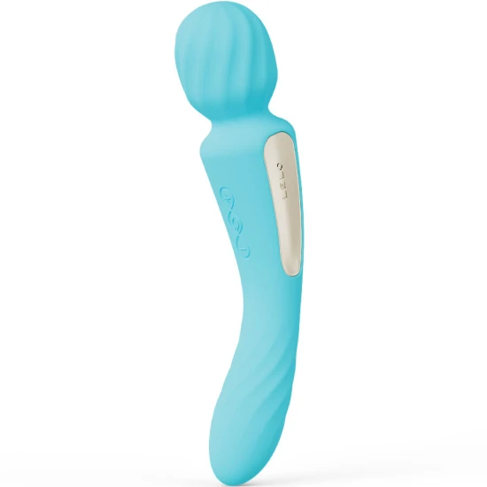 Vibrator Wanda - Dublă Stimulare, Aqua, Mărime Unică