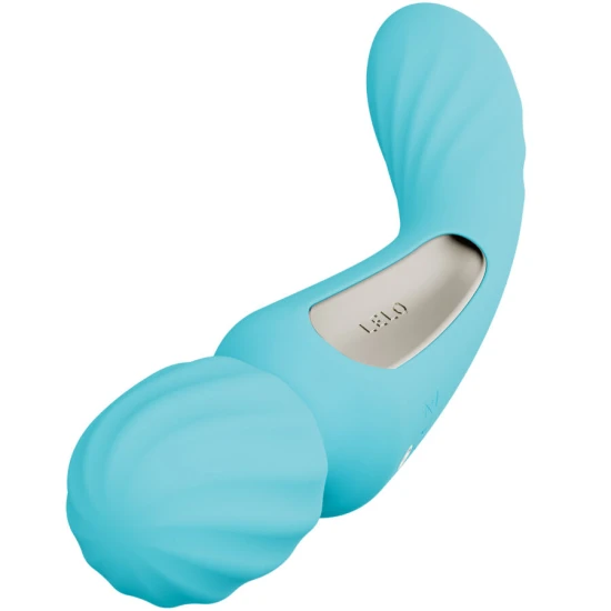 Vibrator Wanda - Dublă Stimulare, Aqua, Mărime Unică