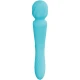 Vibrator Wanda - Dublă Stimulare, Aqua, Mărime Unică