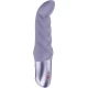 Vibrator G-spot curbat din material body-safe, violet deschis