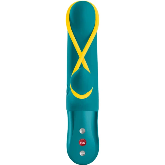 Vibrator rabbit AMORINO din silicon, aquamarine