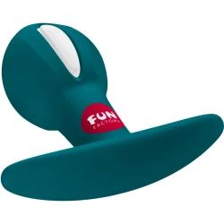 B-BALL UNO plug anal din silicon, verde, dimensiuni 2.87 in x 1.34 in