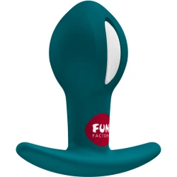 B-BALL UNO plug anal din silicon, verde, dimensiuni 2.87 in x 1.34 in