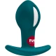 B-BALL UNO plug anal din silicon, verde, dimensiuni 2.87 in x 1.34 in