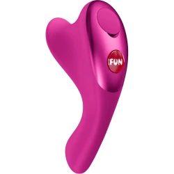 Vibrator pentru degete din silicon, magenta