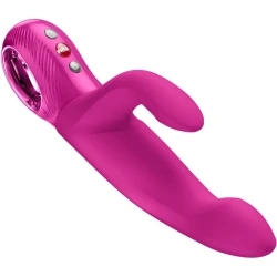 Vibrator rabbit thrusting din silicon, magenta
