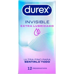DUREX - Tip Produs: Prezervative invizibile, Extra lubrifiate, Transparent