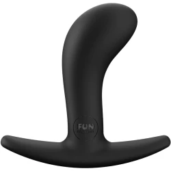 Plug anal BOOTIE din silicon, negru, S