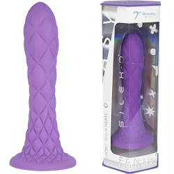 Dildo Dreamy - Termoreactiv, Violet, 18.5 cm