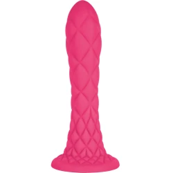 Dildo fantasy Dreamy din silicon lichid, fucsia, 18.5 cm