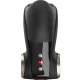 Vibrator masturbator glans din silicon, negru