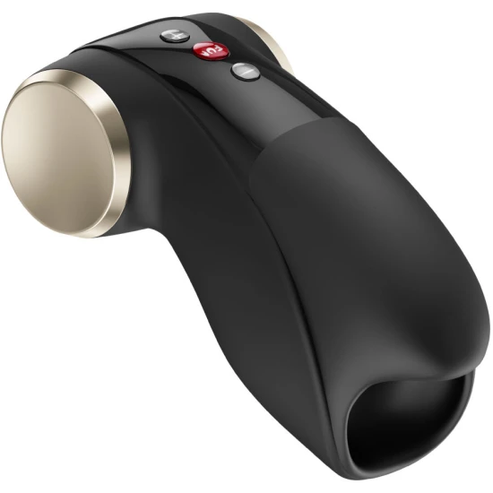 Vibrator masturbator glans din silicon, negru