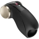 Vibrator masturbator glans din silicon, negru