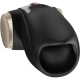 Vibrator masturbator glans din silicon, negru