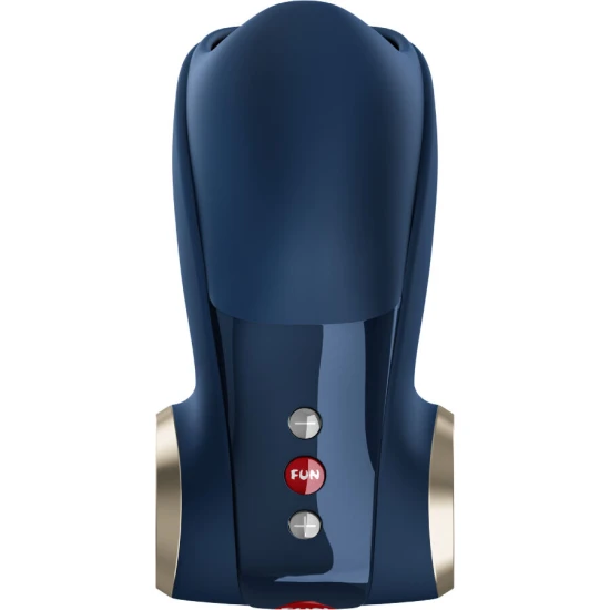 Vibrator masturbator glans Cobra Libre II din silicon, albastru