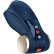 Vibrator masturbator glans Cobra Libre II din silicon, albastru