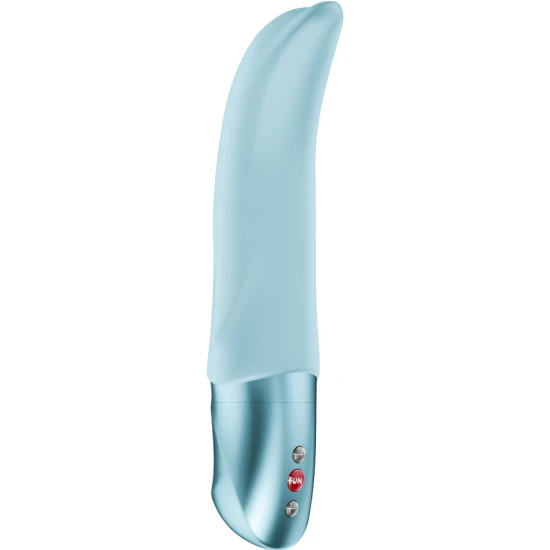 Vibrator cu stimulare G-spot DIVA DOLPHIN, silicon, Ice Blue, Universal