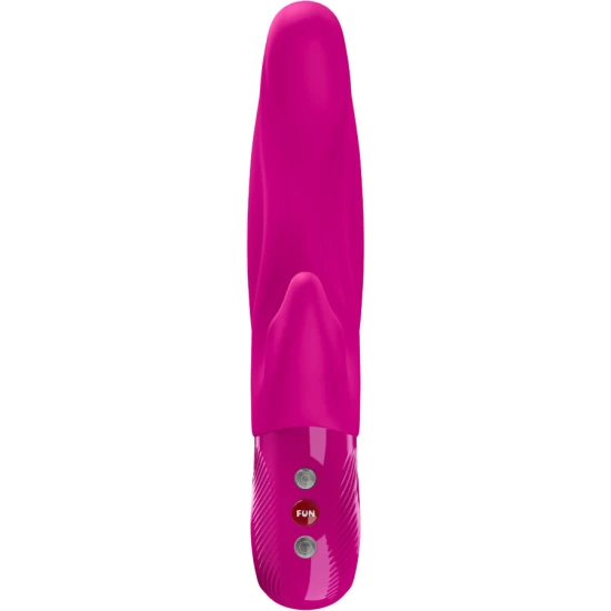 Vibrator tip iepure Lady Bi din silicon hipoalergenic, magenta