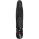Vibrator rabbit LADY BI din silicon, negru, 8.6 inchi
